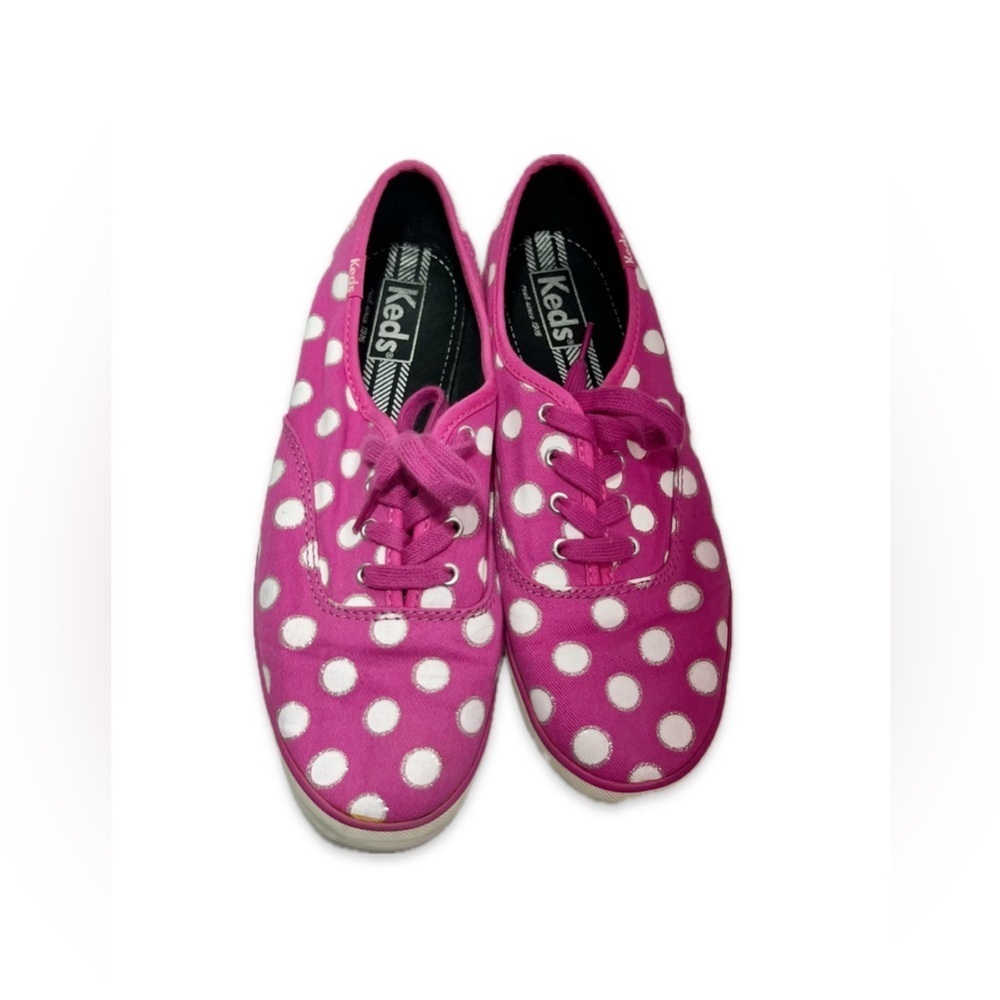 Keds Sneakers Classic Style Women’s Size 7.5 Pink with White Polka Dots